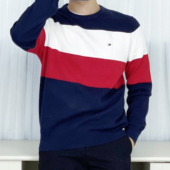 NWT L Tommy Hilfiger 78J2112 410 Sweater - Picture 4 of 6